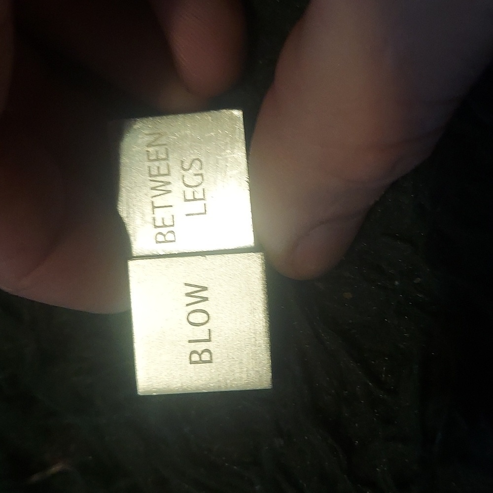 COPY - Vintage heavy duty chrome naughty dice.